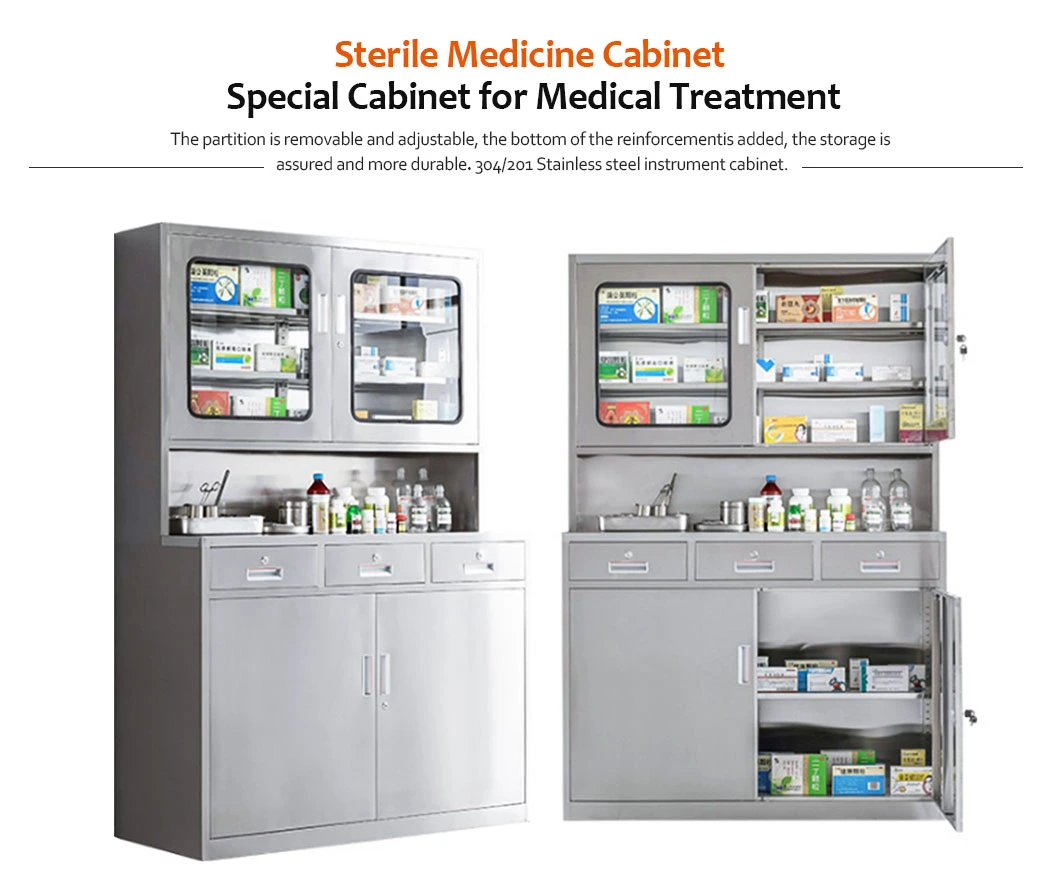 Distributors Best Price High Standard Doctor Room Steelcase Equipment Medical Medicine Storage Locker Cabinets Hospital Furniture